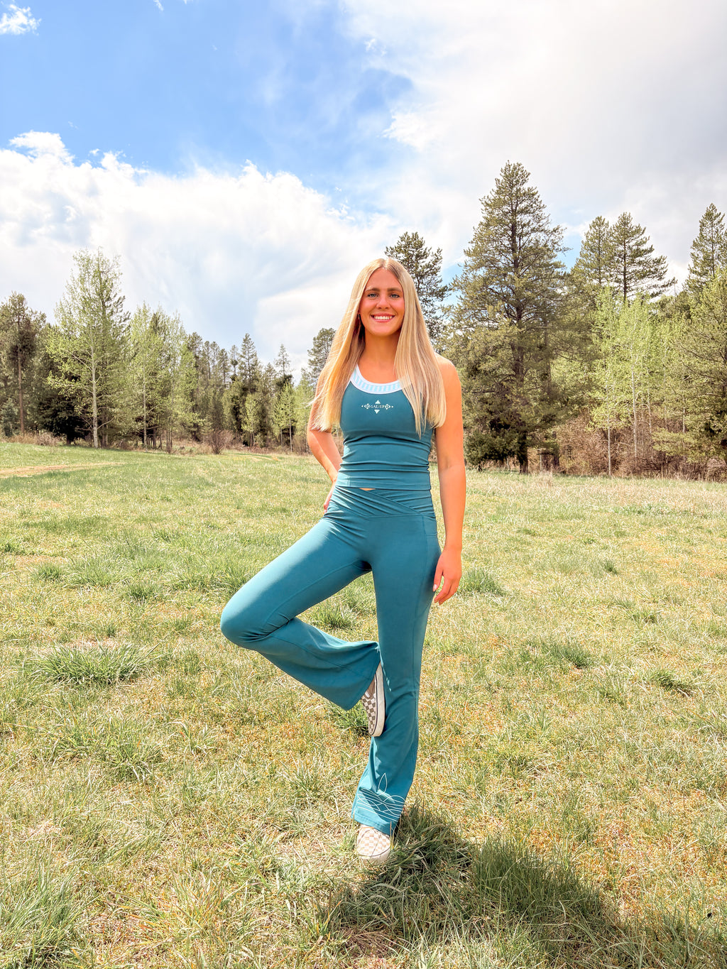 Boot Stitch Flare Leggings