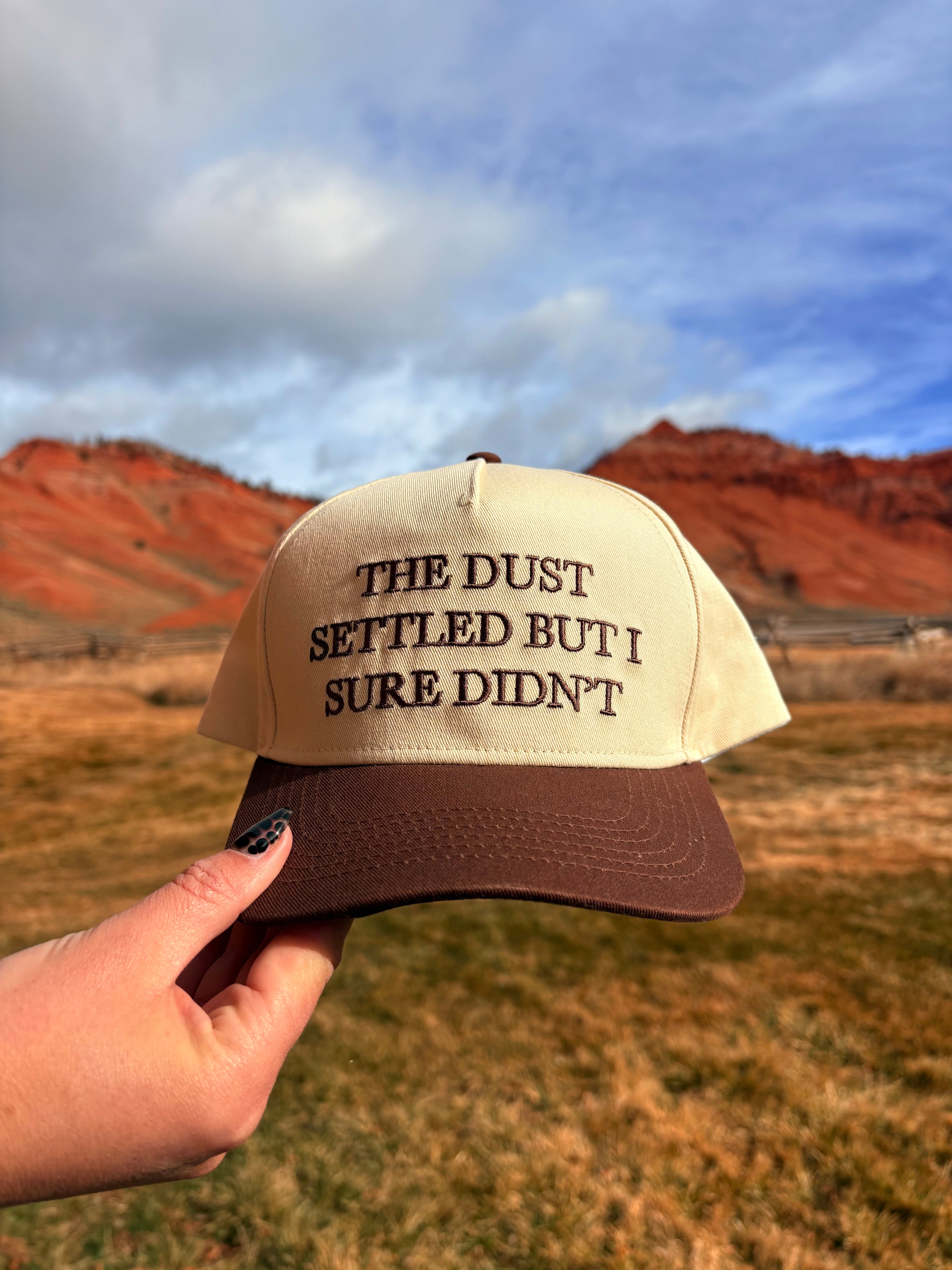 "THE DUST SETTLED BUT I SURE DIDN'T" image 0